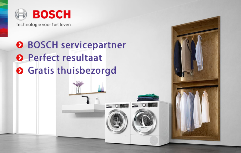 Bosch wasmachines en warmtepompdrogers Brenkman Culemborg